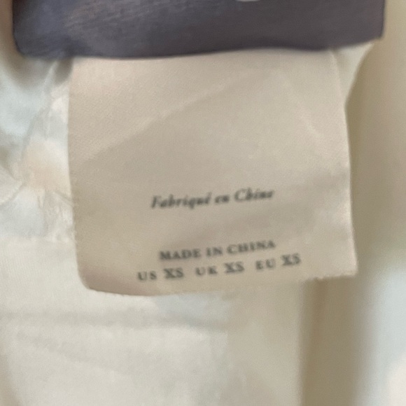 BHLDN White Mini floral Dress Bridal - Picture 12 of 13